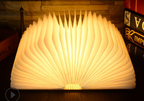 LED Wood Grain Book Light
